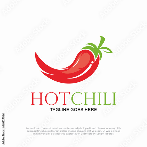 Hot Chili Logo Vector design template