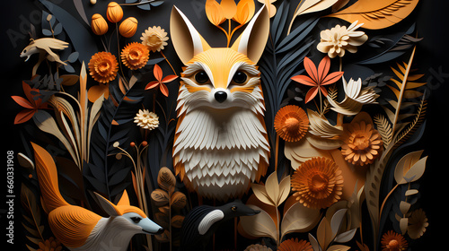 Decoration illustration. Po...