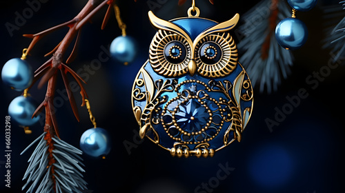 Close up of bird, owl Decor...