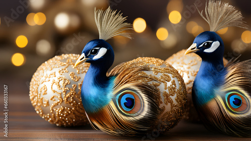Close up of bird, peacock D...