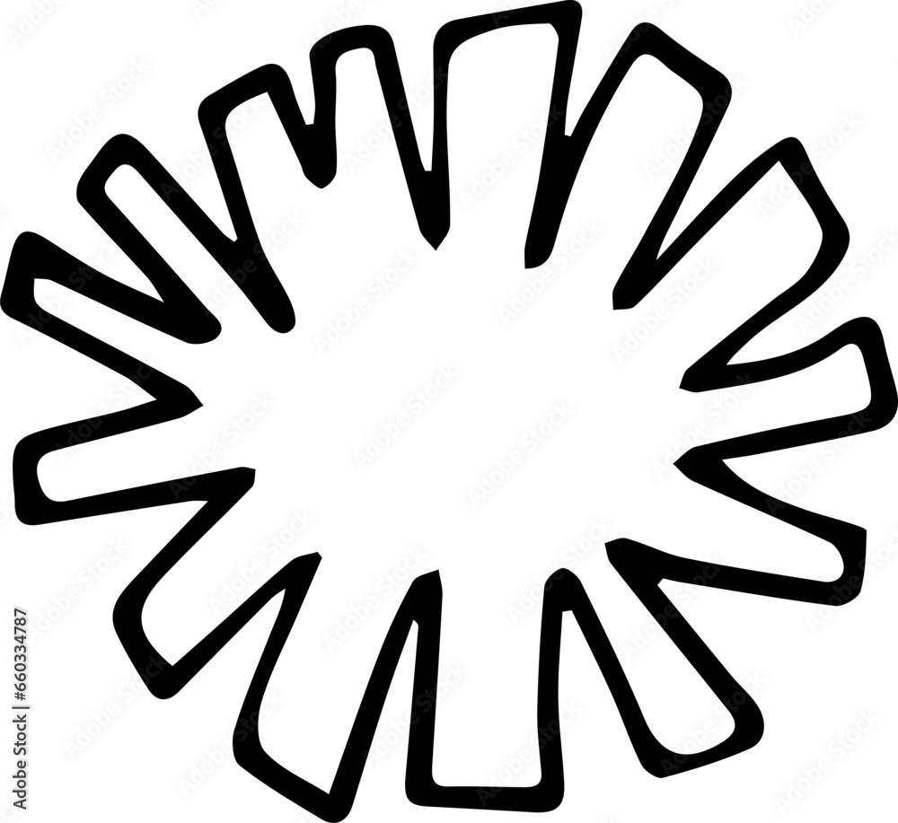 Retro Abstract Hand Drawn Shapes Organic line Retro Abstract Hand Drawn Shapes Organic line