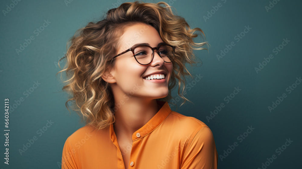 portrait of a woman with glasses portrait of a woman with glasses