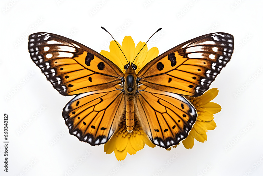 Fototapeta premium butterfly isolated on white
