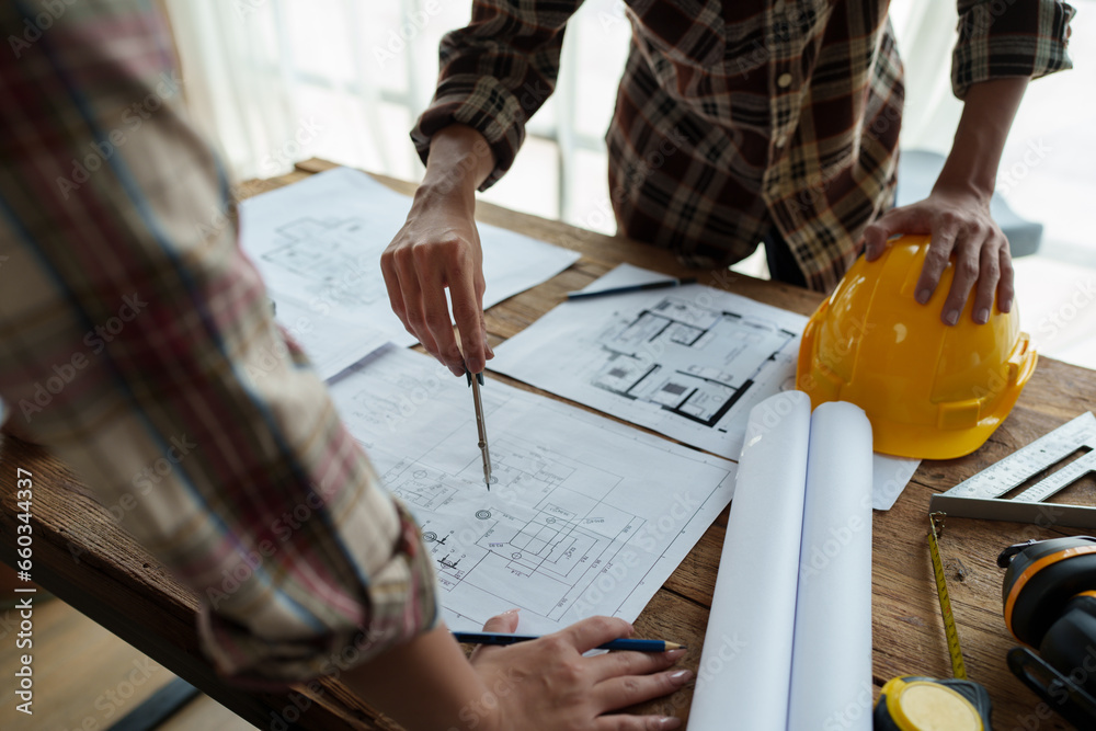 Engineers, designers and interior designers are finalizing the design ...