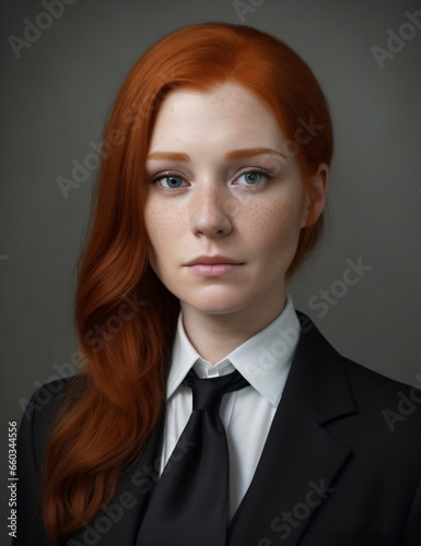 Closeup, Business woman looking straight at camera, symmetrical, eyes looking realistic, cinematic lighting