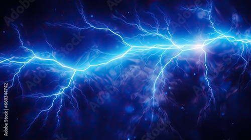 blue lightning background