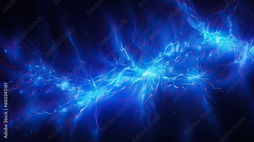 blue lightning background