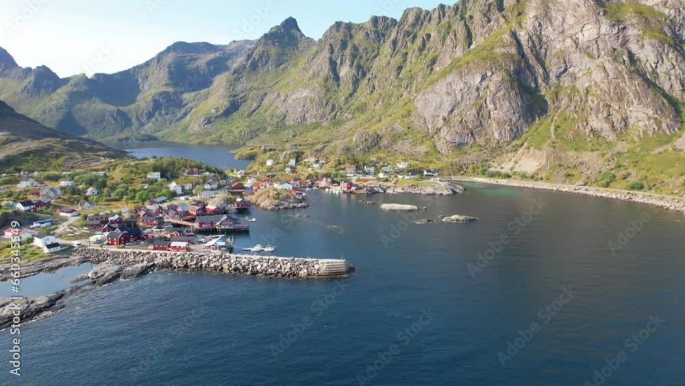 Lofoten Norway Mountains and Fjords Drone 4K
Lofoten Norway Mountains and Fjords Drone 4K
