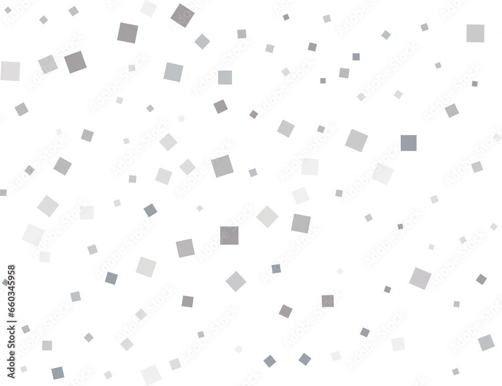 Christmas Silver Square Confetti Christmas Silver Square Confetti