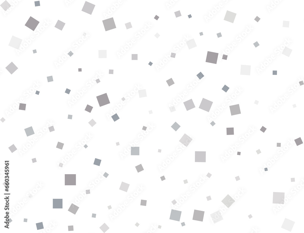 Christmas Silver Square Confetti Christmas Silver Square Confetti