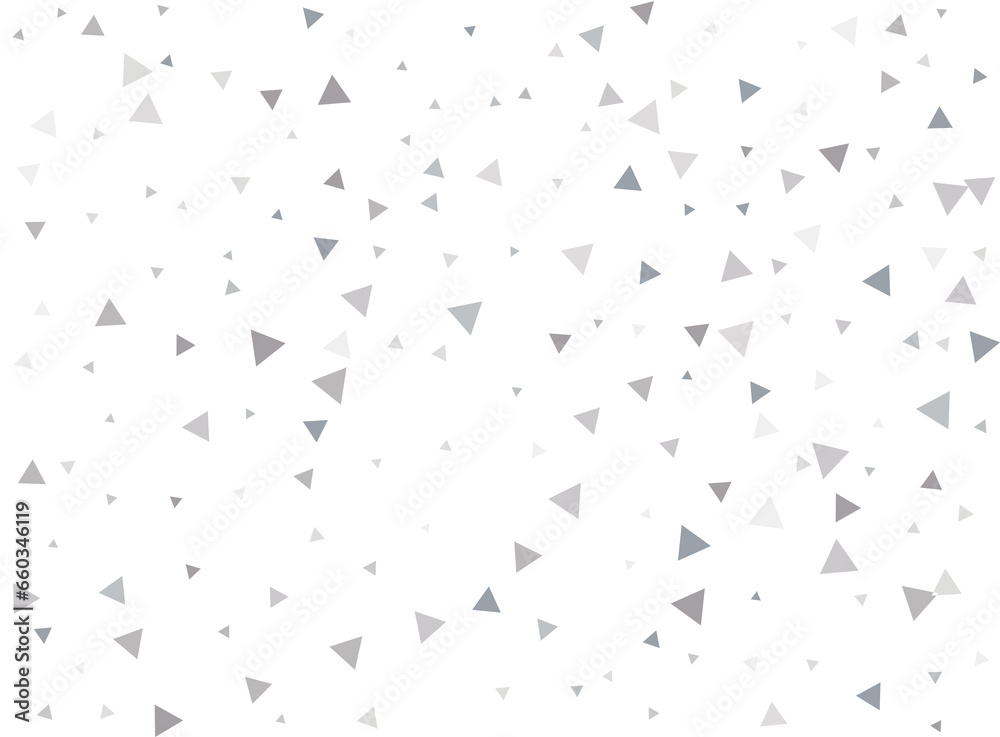 Gender Neutral Silver Triangular Confetti