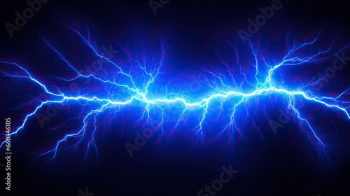 blue lightning background