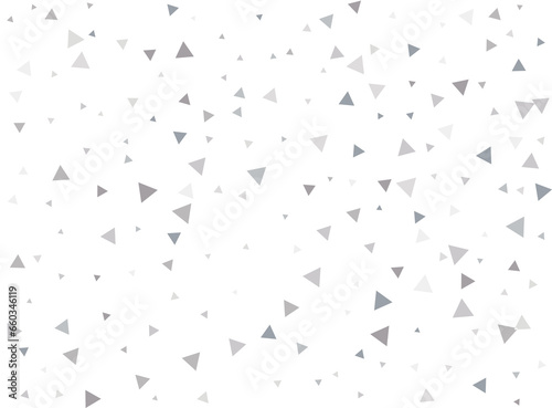 Gender Neutral Silver Triangular Confetti