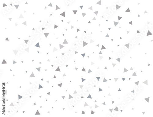 Gender Neutral Silver Triangular Confetti © writerfantast