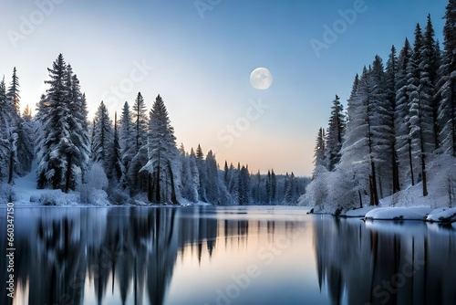 landscape with snow © Salahuddin,s