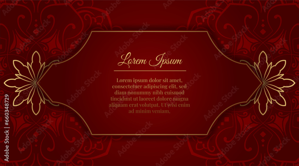 luxury background with golden mandala ornament luxury background with golden mandala ornament