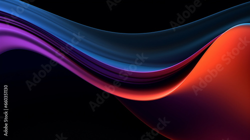 Abstract background organic shape. gradient color background. Background concept. Generative AI