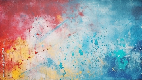 Spray painting concrete wall background. Generative AI