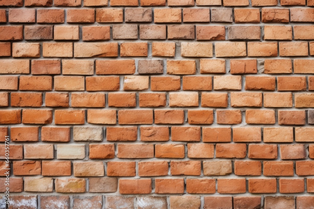 Fototapeta premium wall of bricks in a straight line