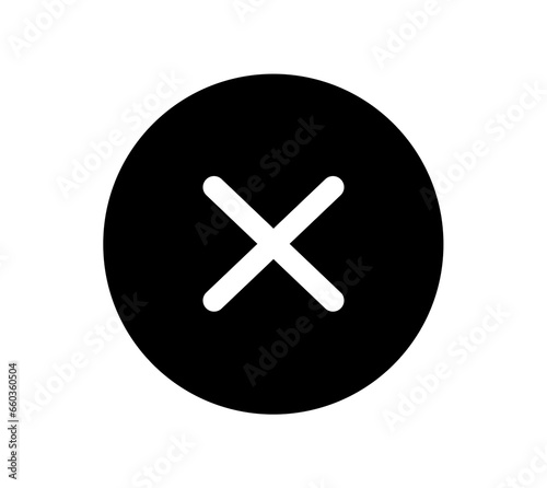 Illustration of a white cross in a dark circle