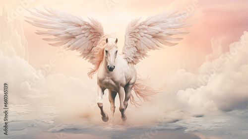 ペガサスのイメージ - image of Pegasus - No3-6 Generative AI
