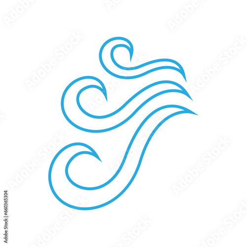 Water drops icon vector. Water illustration sign. Spray symbol. Ocean logo. Sea mark.