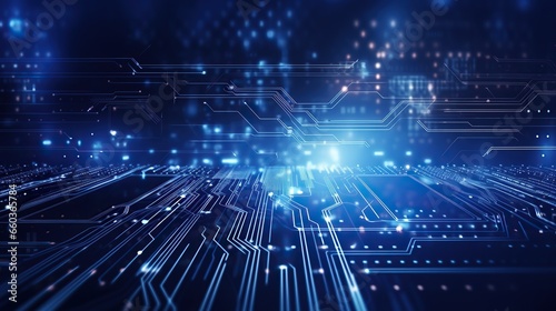  Circuit chip concept., digital abstract background. Technology science background. Integrated communication 