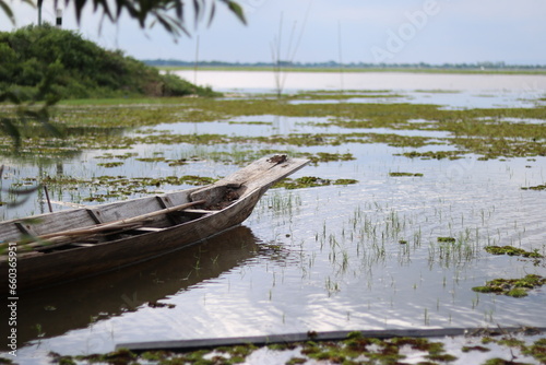 boat on the lake