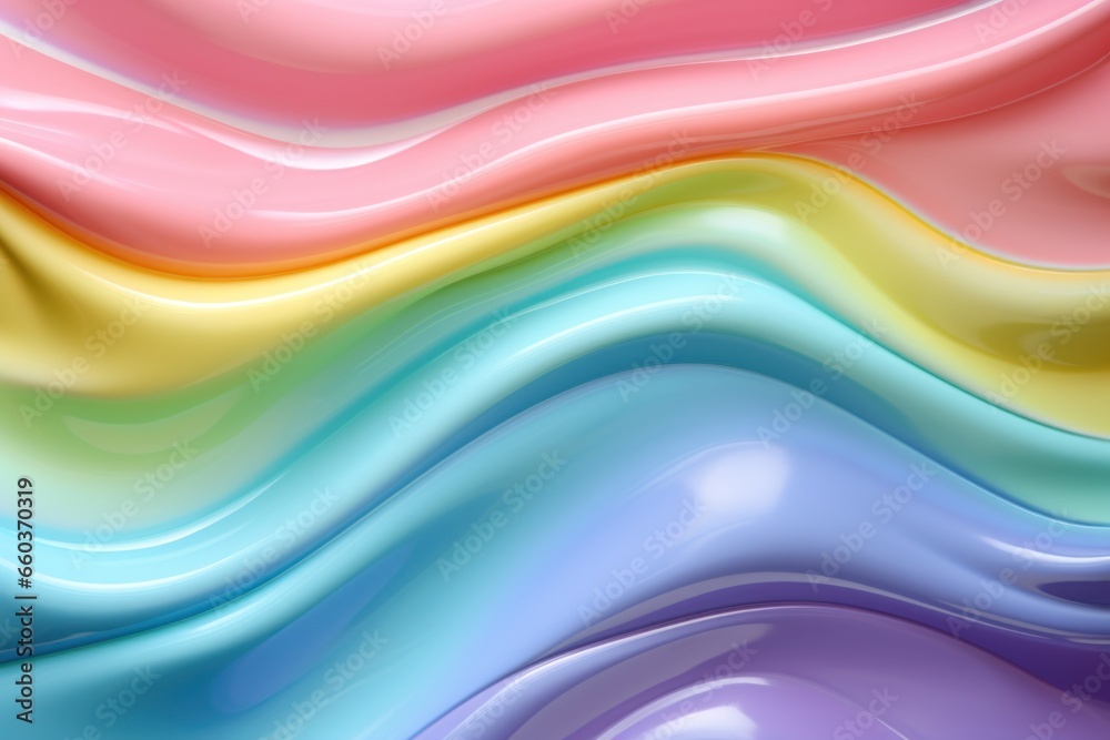 Wavy rainbow color abstract paint creative background Wavy rainbow color abstract paint creative background