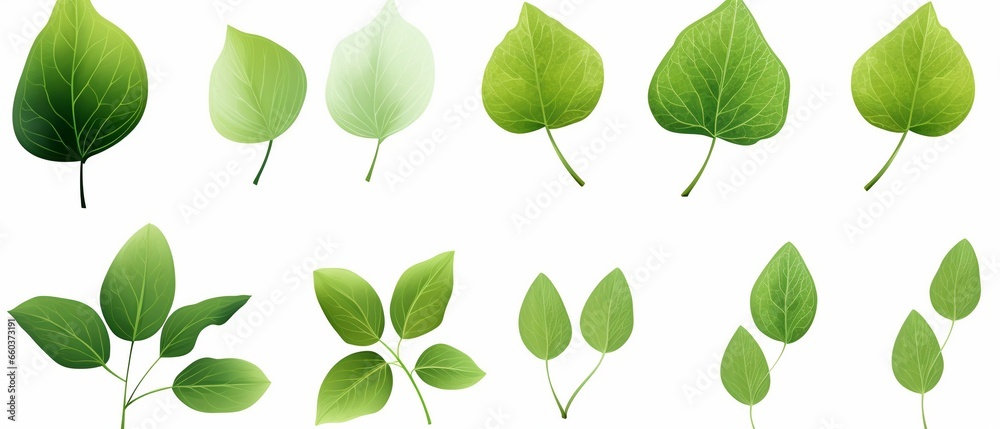 Beautiful Shapely Green Leaves Set
Beautiful Shapely Green Leaves Set