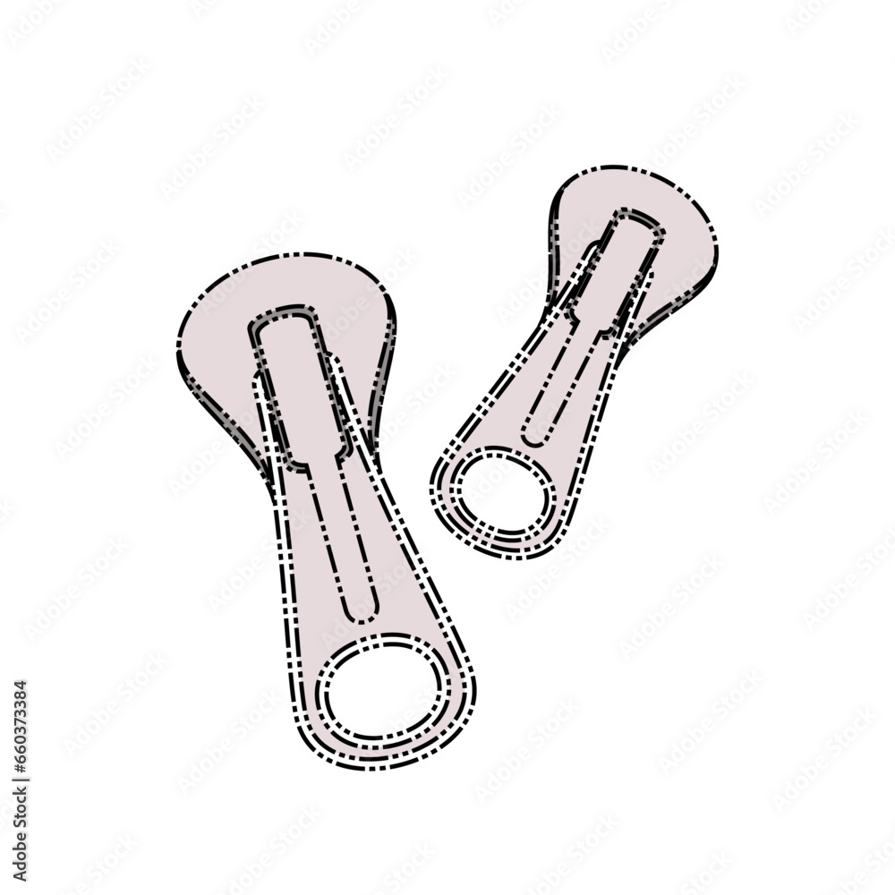 Illustration of zippers
Illustration of zippers