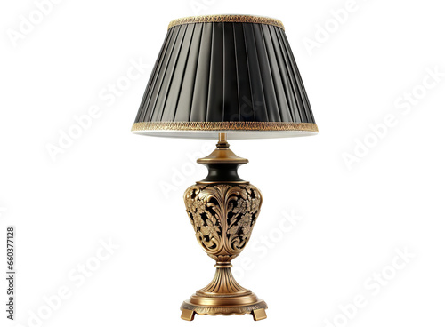 Stylish table lamp cut out