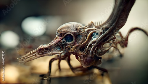 hd photographic evidence of dissected alien species high details 4k hd 