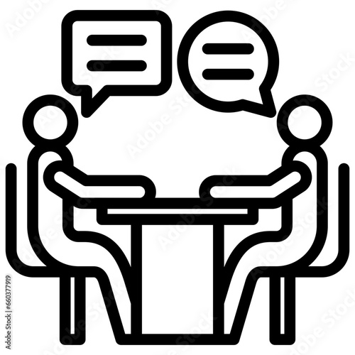 Interview Outline Icon