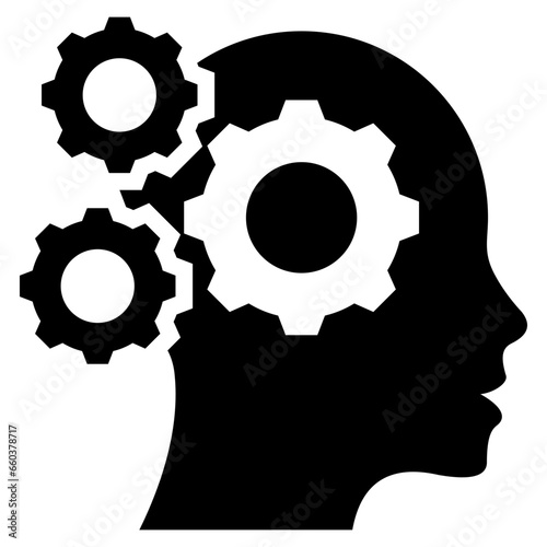 Psychometric Test Glyph Icon