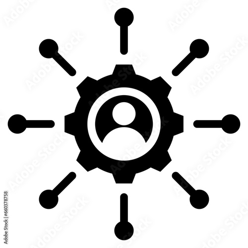 Soft Skills Glyph Icon photo