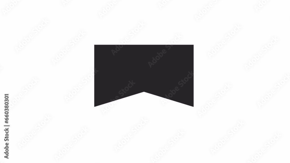 Ribbon label empty bw outline 2D object animation. Exclusive offer for black friday monochrome linear cartoon 4K video. Price tag mockup, bookmark animated element isolated on white background Ribbon label empty bw outline 2D object animation. Exclusive offer for black friday monochrome linear cartoon 4K video. Price tag mockup, bookmark animated element isolated on white background