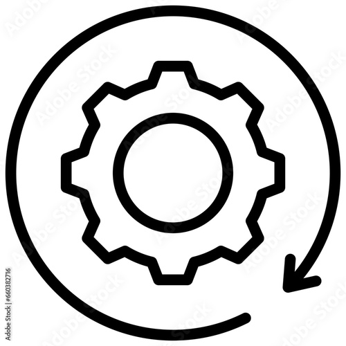 Renewal Outline Icon