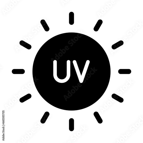 Ultraviolet Glyph Icon Design