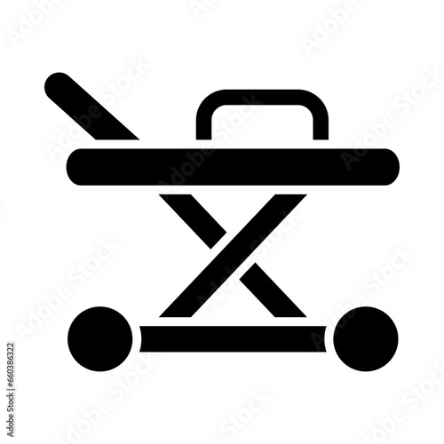 Stretcher Glyph Icon Design