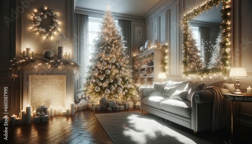 Enchanting Christmas Living Room © DVS