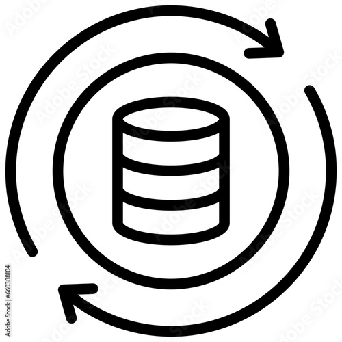 Synchronization Outline Icon