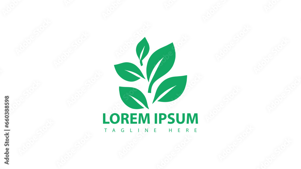 Green leaf logo nature element vector icon. Green leaf logo nature element vector icon.