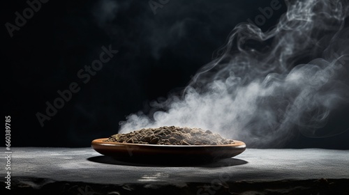 incense sticks in a bowl