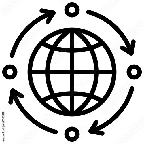 Internet Outline Icon
