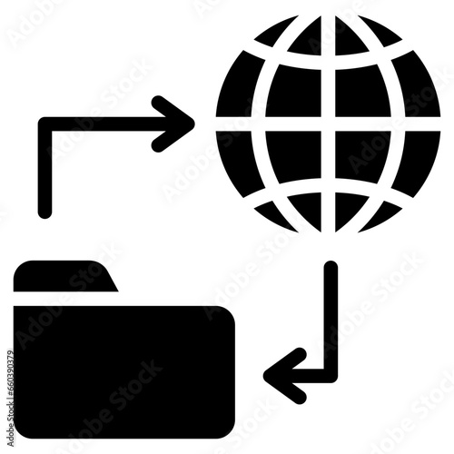 Ftp Glyph Icon