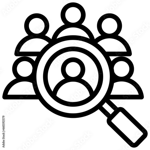 Recruitment Outline Icon