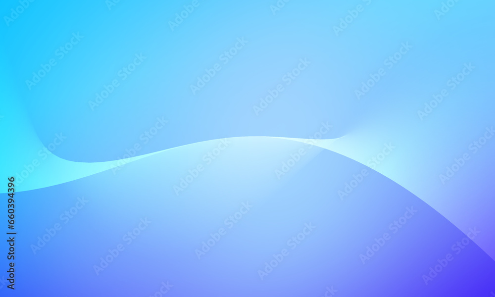 abstract blue curves waves smooth gradient background
