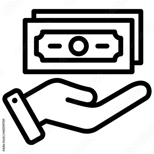 Costs Outline Icon