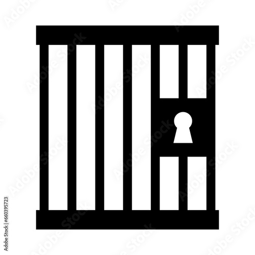 Prison Glyph Icon Design